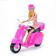 Defa Lucy Doll on a Scooter