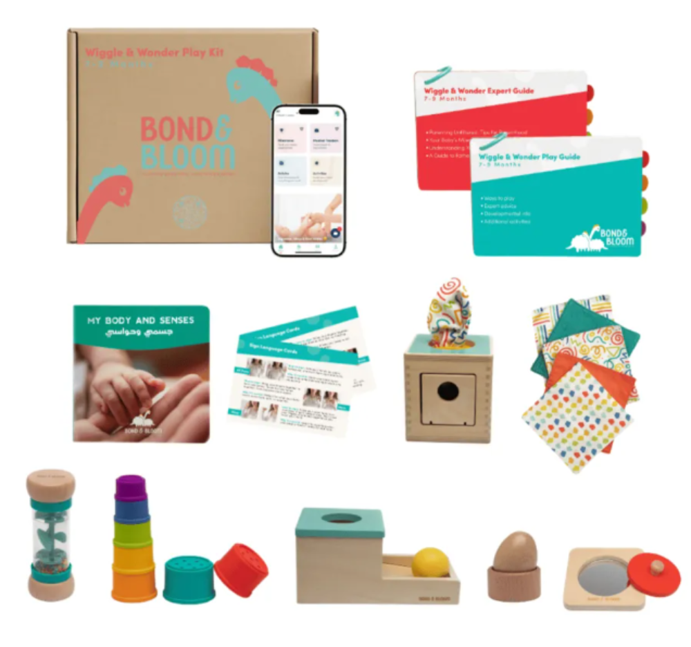 Bond & Bloom "Wiggle & Wonder Play Kit" 7-9m