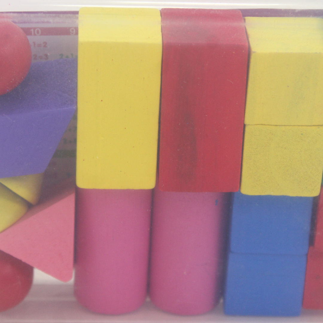 Wooden Blocks & Shapes Box