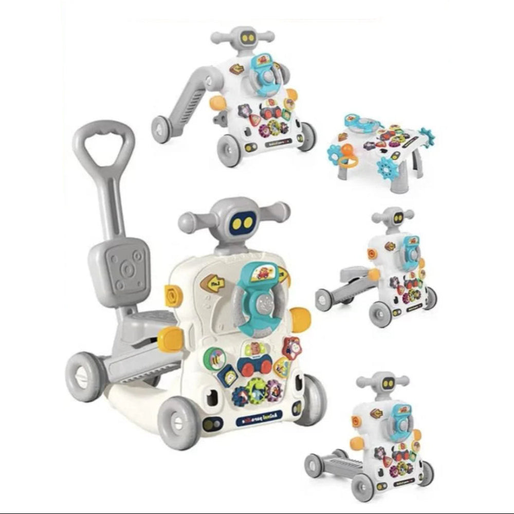 6-in-1 Multi-functional Activity Walker – Gray