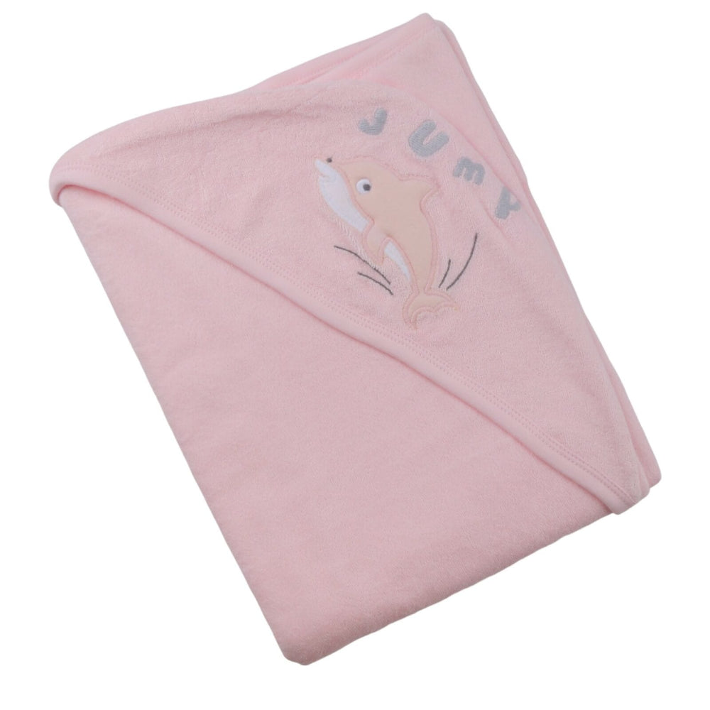 Baby Hooded Towel - Dolphin Design