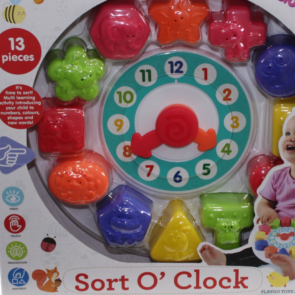 PlayGo Sort O’ Clock – Educational Shape Sorting Toy