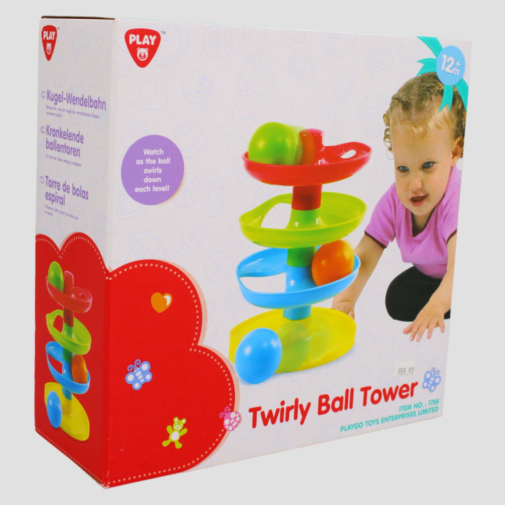 PlayGo Twirly Ball Tower – Endless Rolling Fun!
