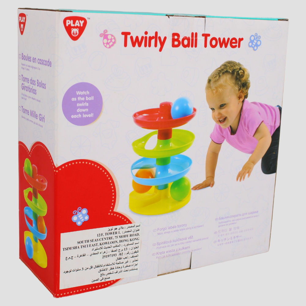 PlayGo Twirly Ball Tower – Endless Rolling Fun!