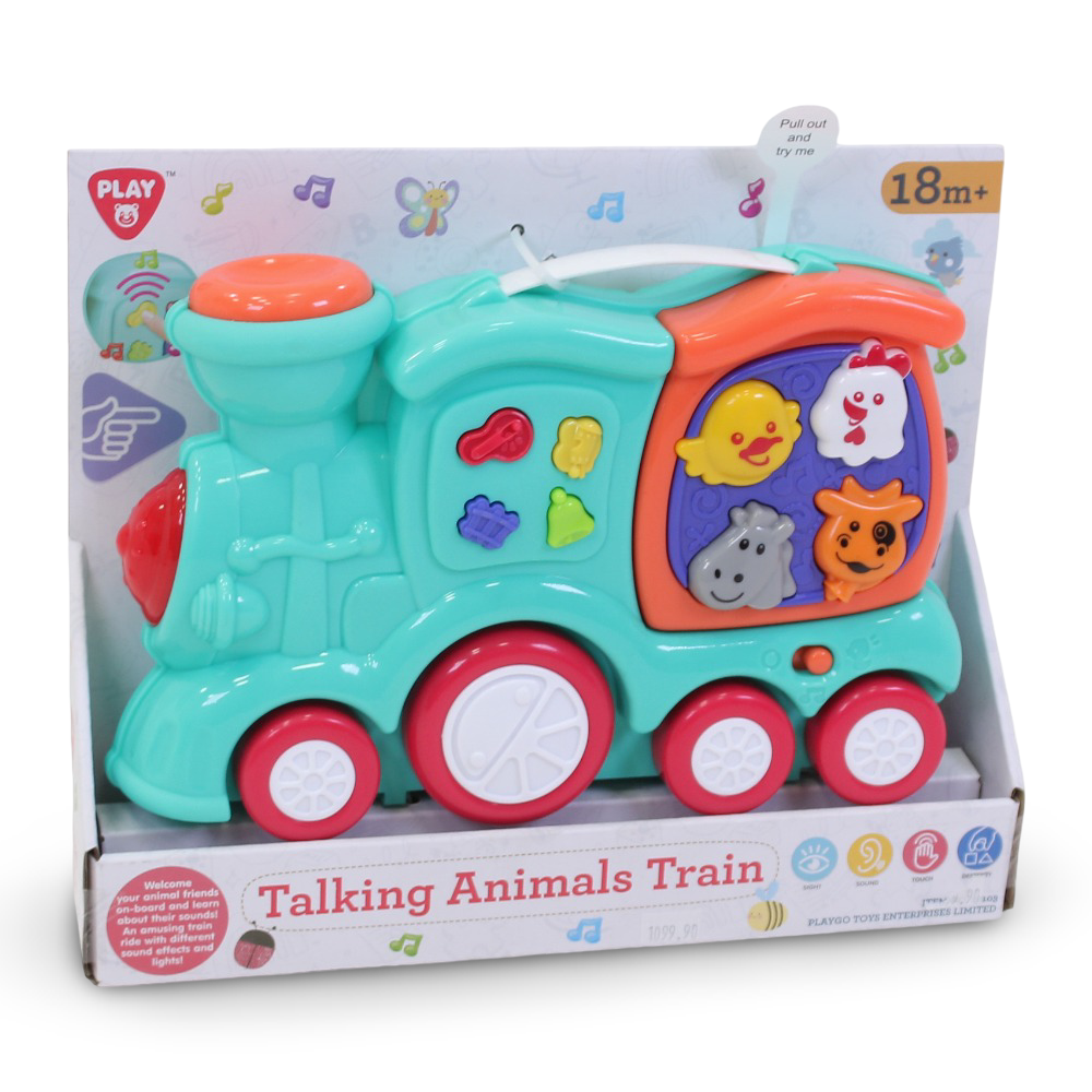 PlayGo Talking Animals Train