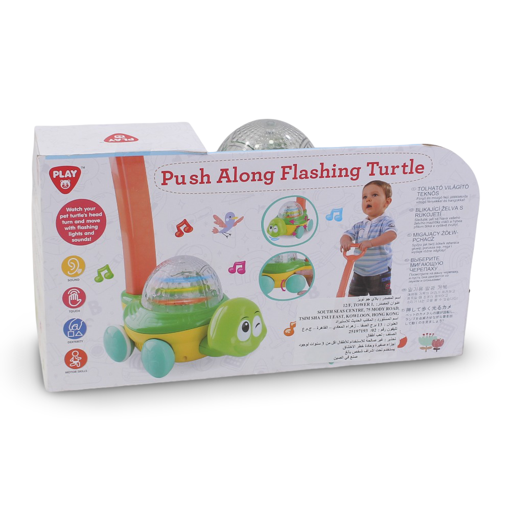 PlayGo Push Along Flashing Turtle