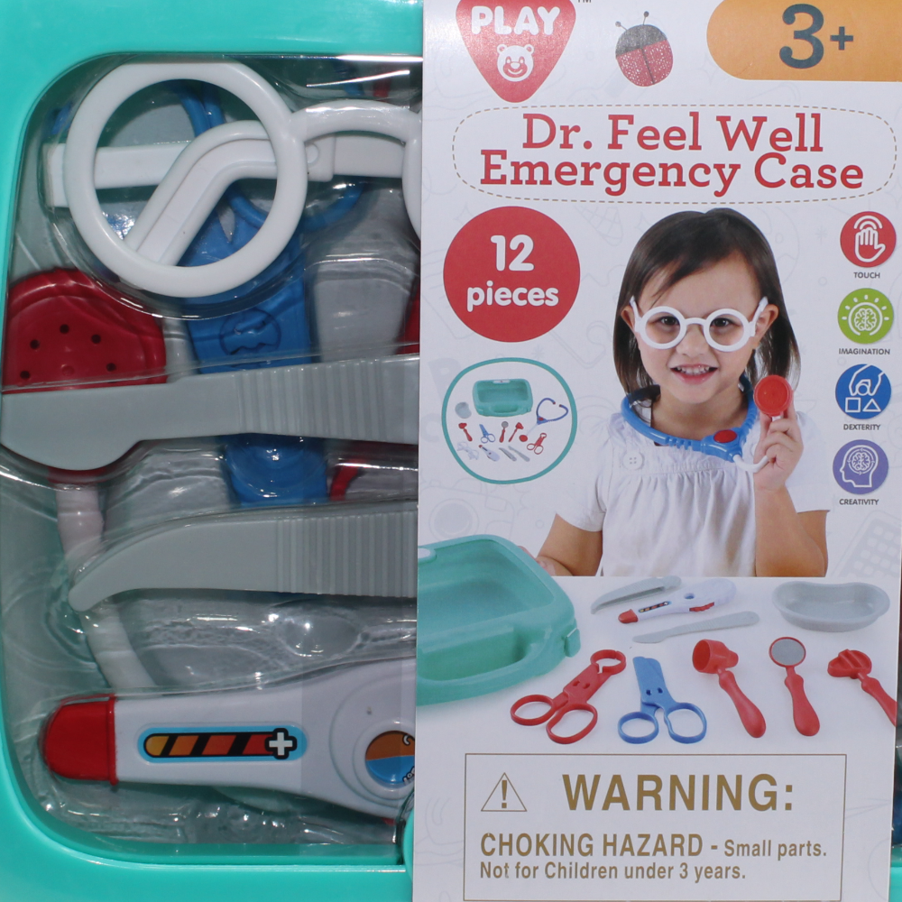 PlayGo Dr. Feel Well Emergency Doctor Case – 12-Piece
