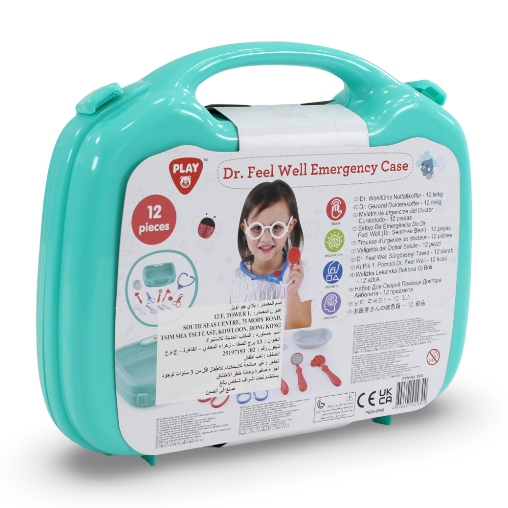 PlayGo Dr. Feel Well Emergency Doctor Case – 12-Piece
