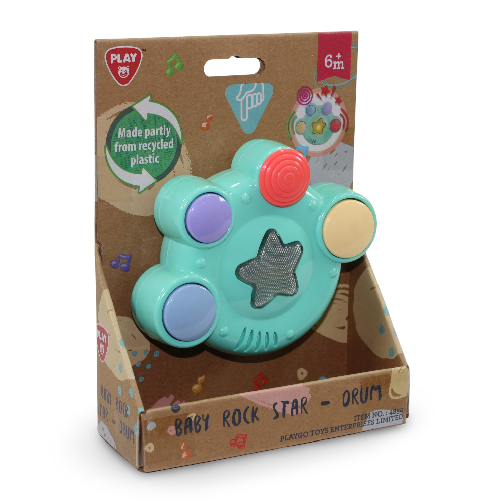 PlayGo Baby Rock Star Drum Musical Toy - Toys