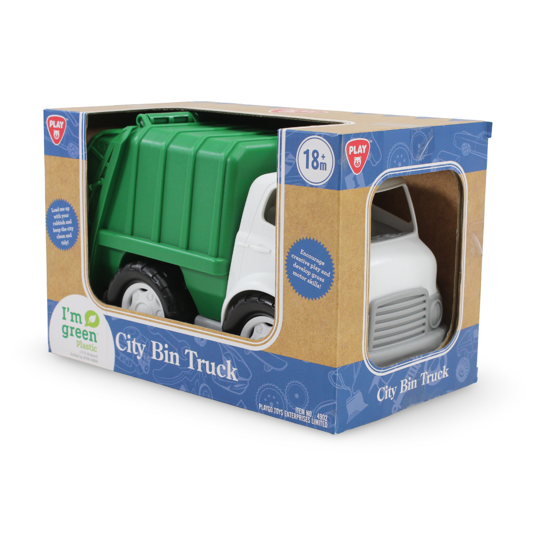 PlayGo RC Biobased City Bin Truck – Green
