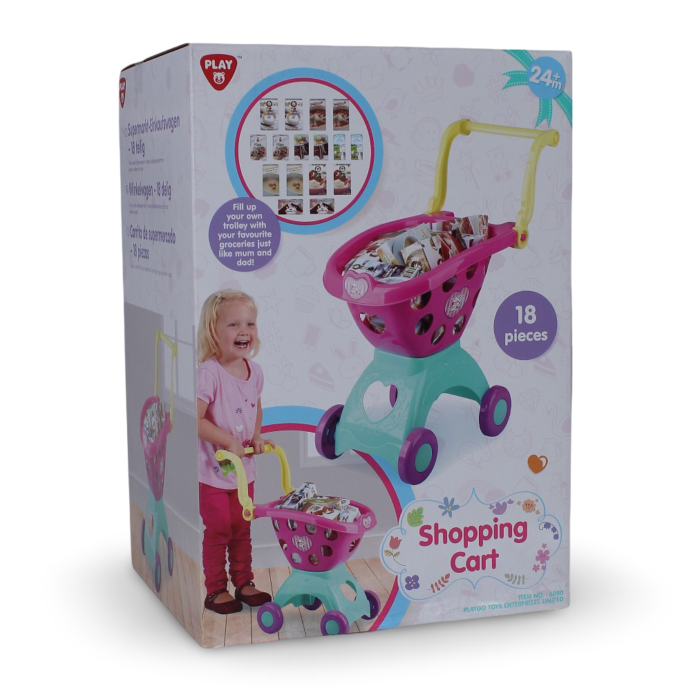 PlayGo Shopping Cart – 18 Pcs