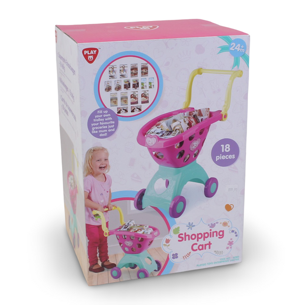 PlayGo Shopping Cart – 18 Pcs