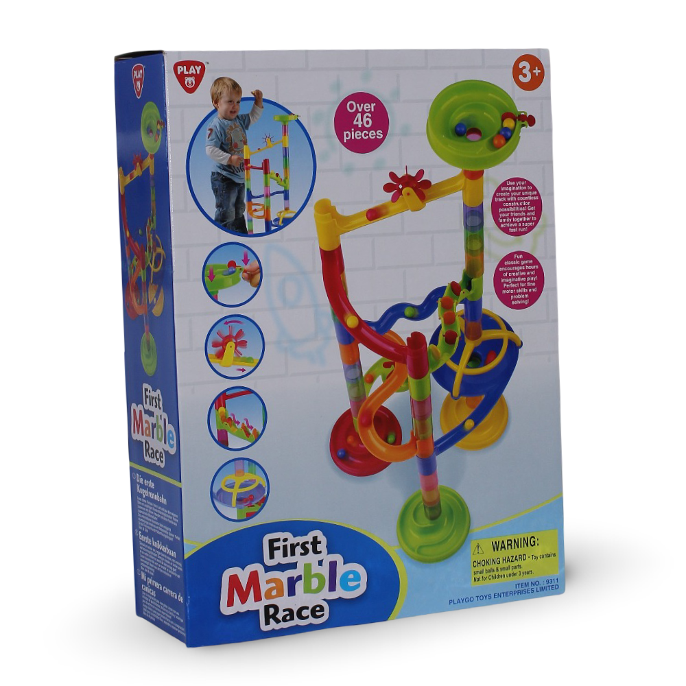 PlayGo First Marble Race – Over 46 Pcs