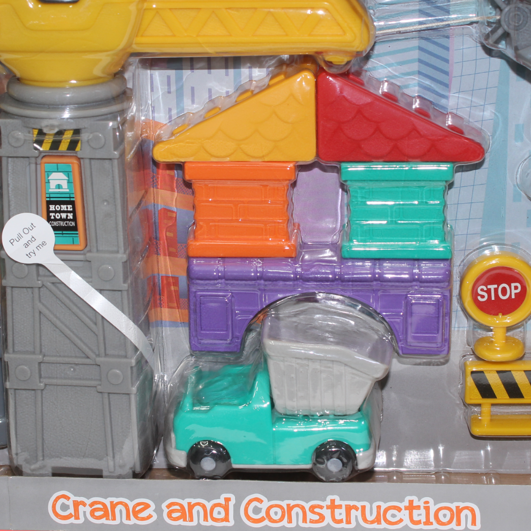 PlayGo Crane and Construction Set
