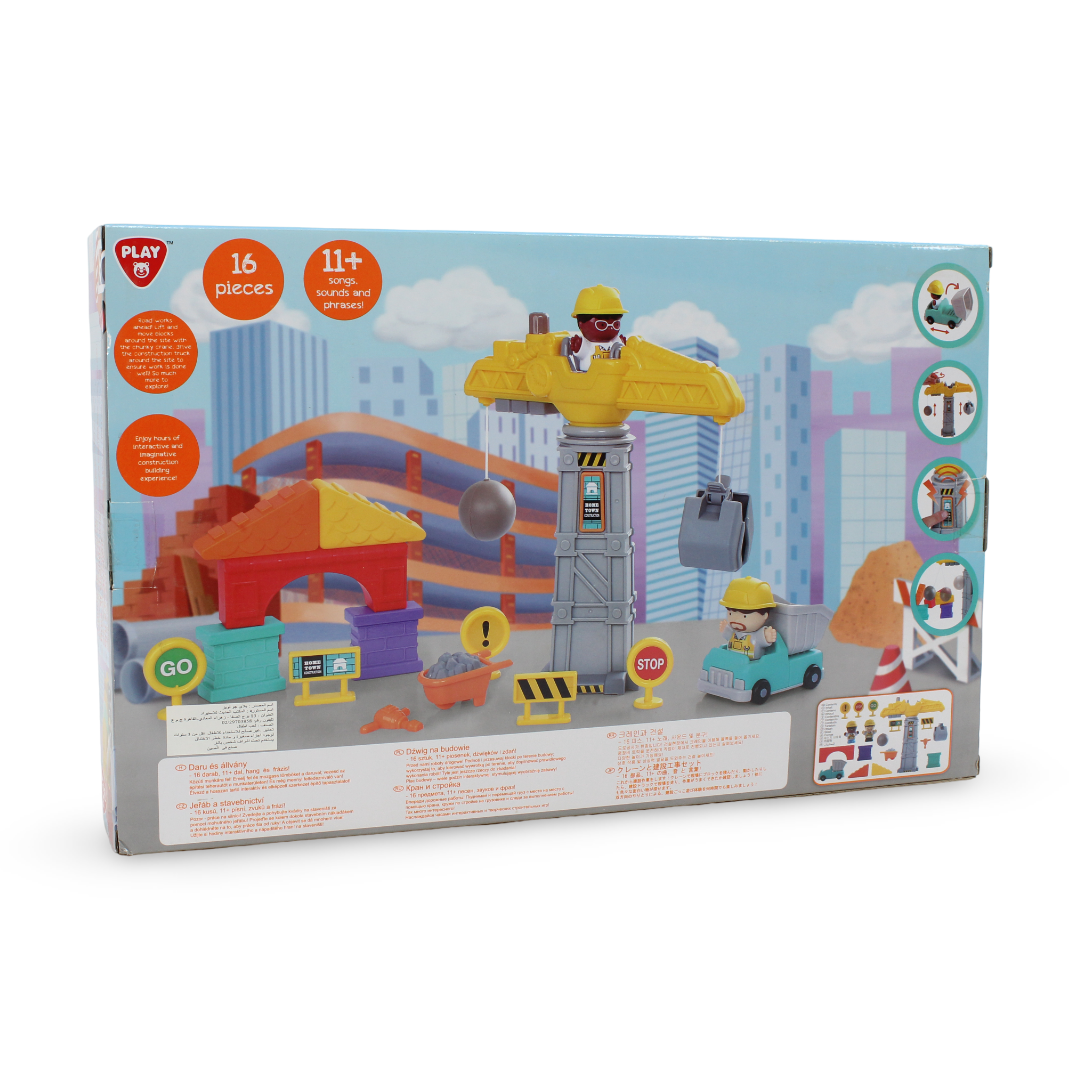 PlayGo Crane and Construction Set