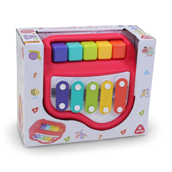 PlayGo Play Right بيانو وإكسيليفون 2 في 1