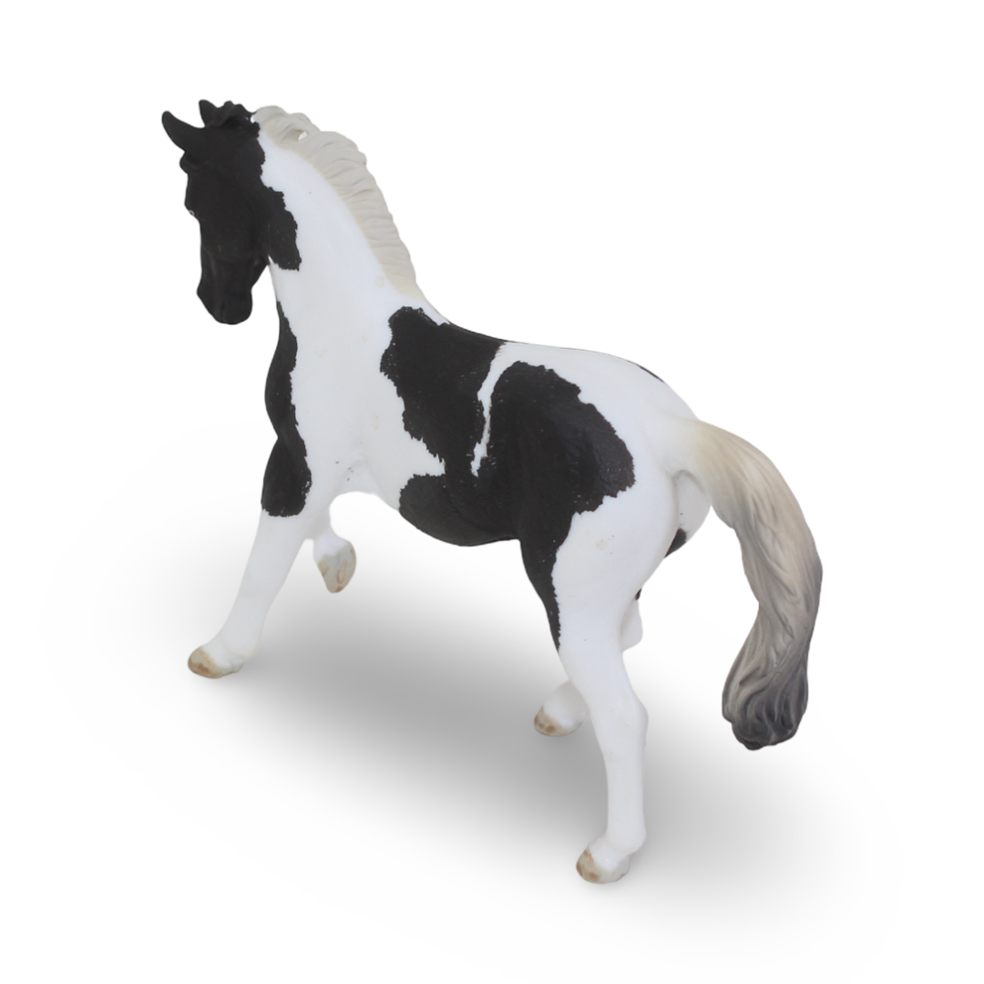 CollectA Warmblood Stallion – Black Tobiano Figurine