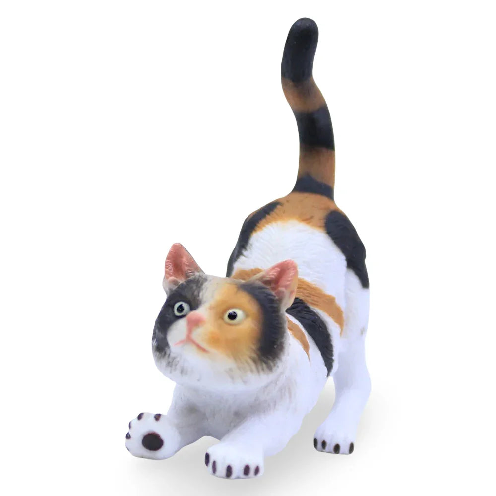 CollectA 3 Colour House Cat Stretching Figurine