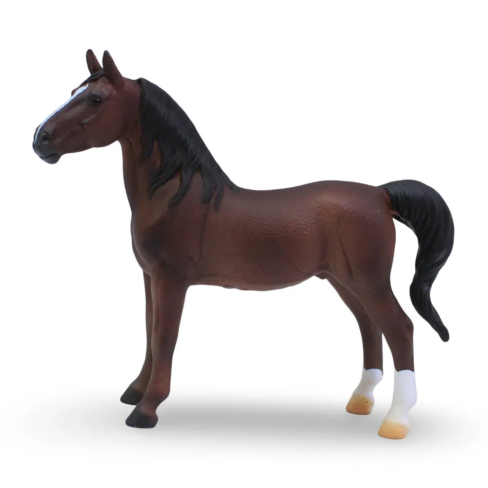 CollectA American Saddlebred Stallion Liver Chestnut Figurine - Toys