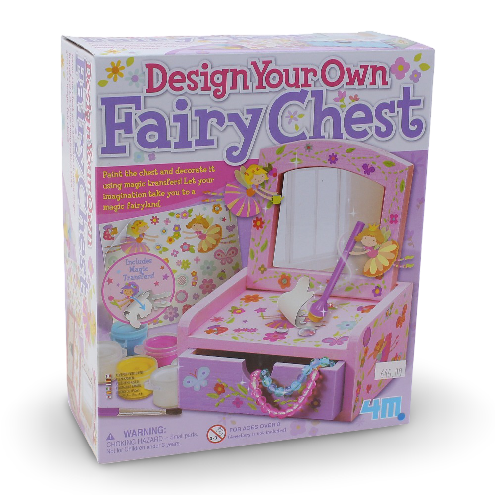 4M Design Your Own Fairy Chest Craft Kit - Toys