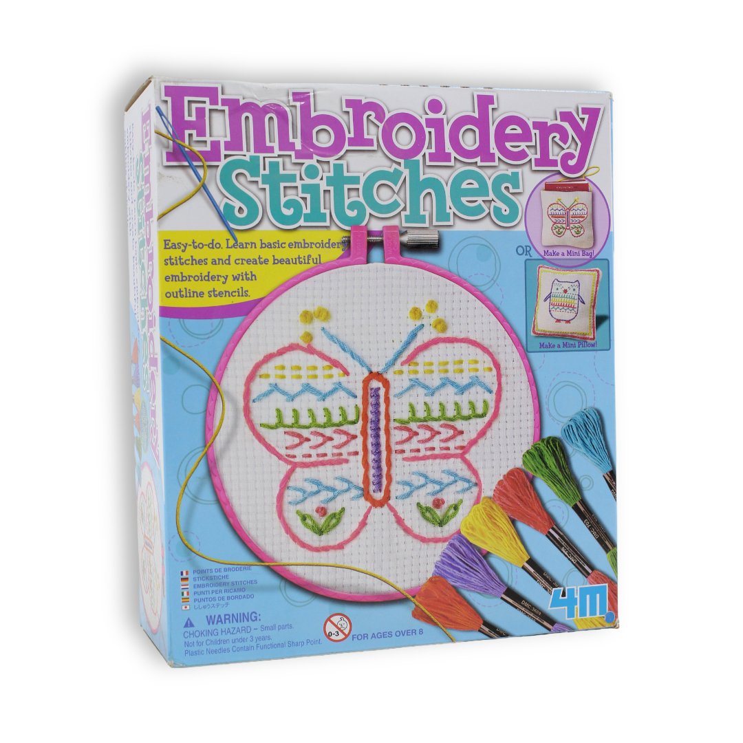 4M Easy-to-Do Embroidery Stitches Kit