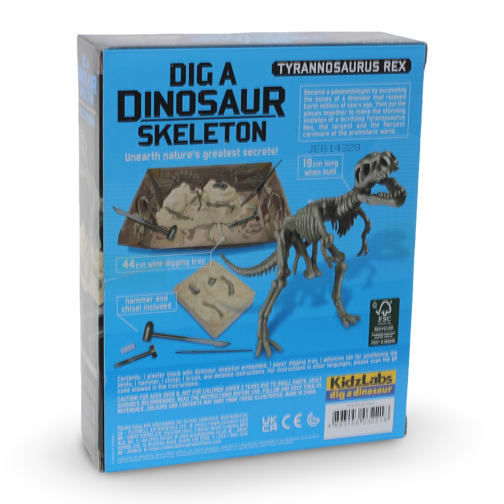 4M Dino Dig Tyrannosaurus Rex Skeleton Excavation Kit – Educational Science Toy
