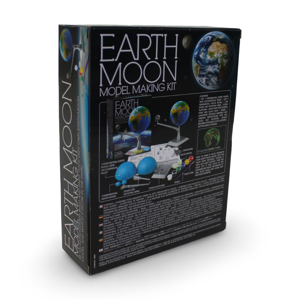 4M KidzLabs Earth and Moon Model Making Kit
