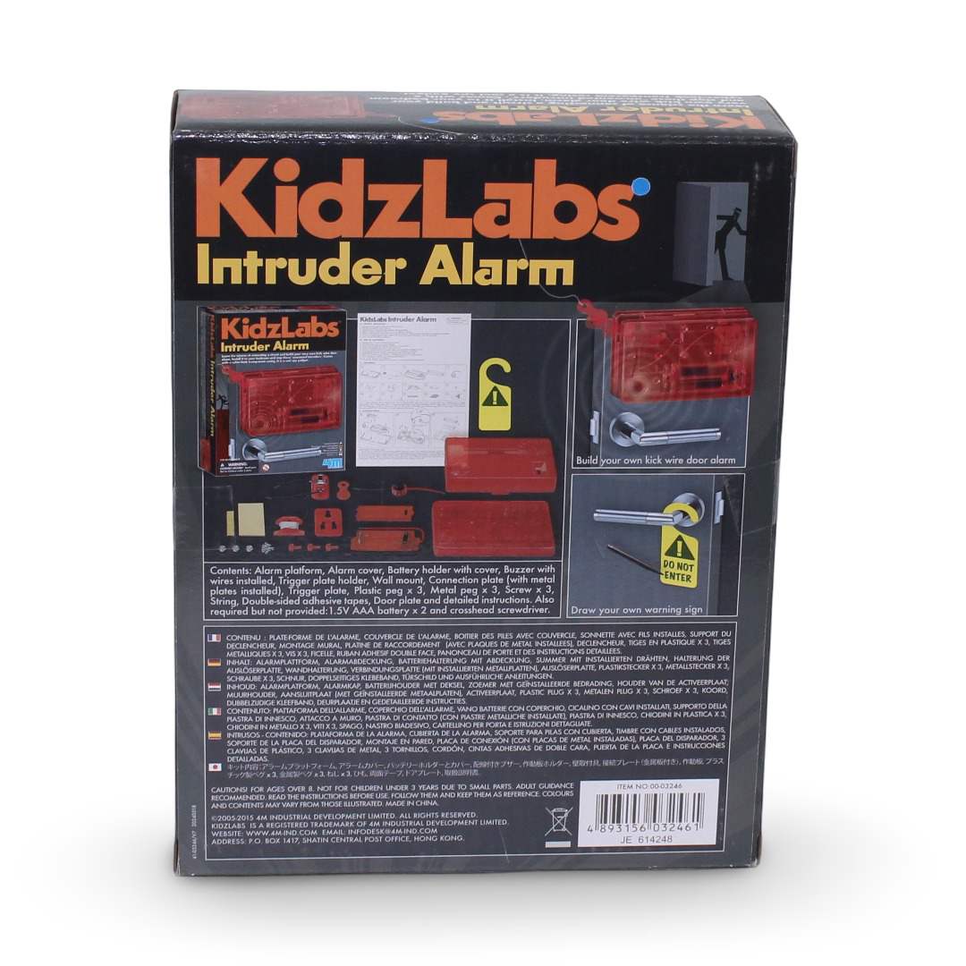 إنذار 4M KidzLabs ضد المتسللين