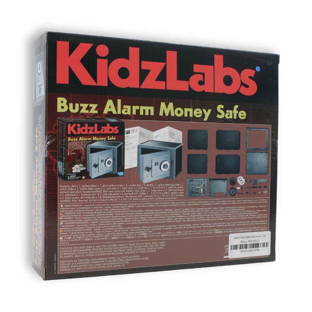 4M KidzLabs Buzz Alarm Money Safe