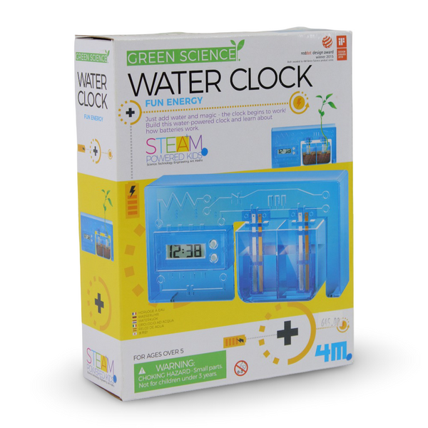 4M Water Powered Clock