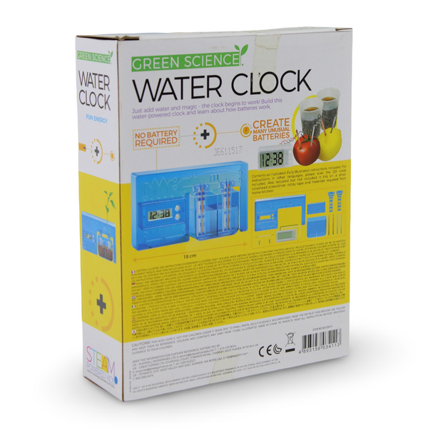 4M Water Powered Clock