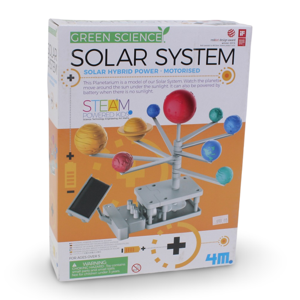 4M Green Science Solar System Motorized Model Kit