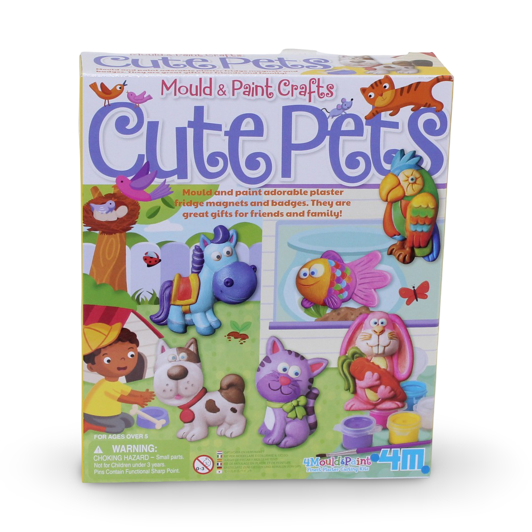 4M Mould & Paint Cute Pets Kit