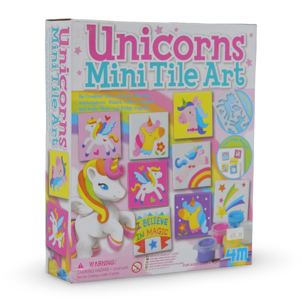 4M Unicorns Mini Tile Art Craft Kit - Toys
