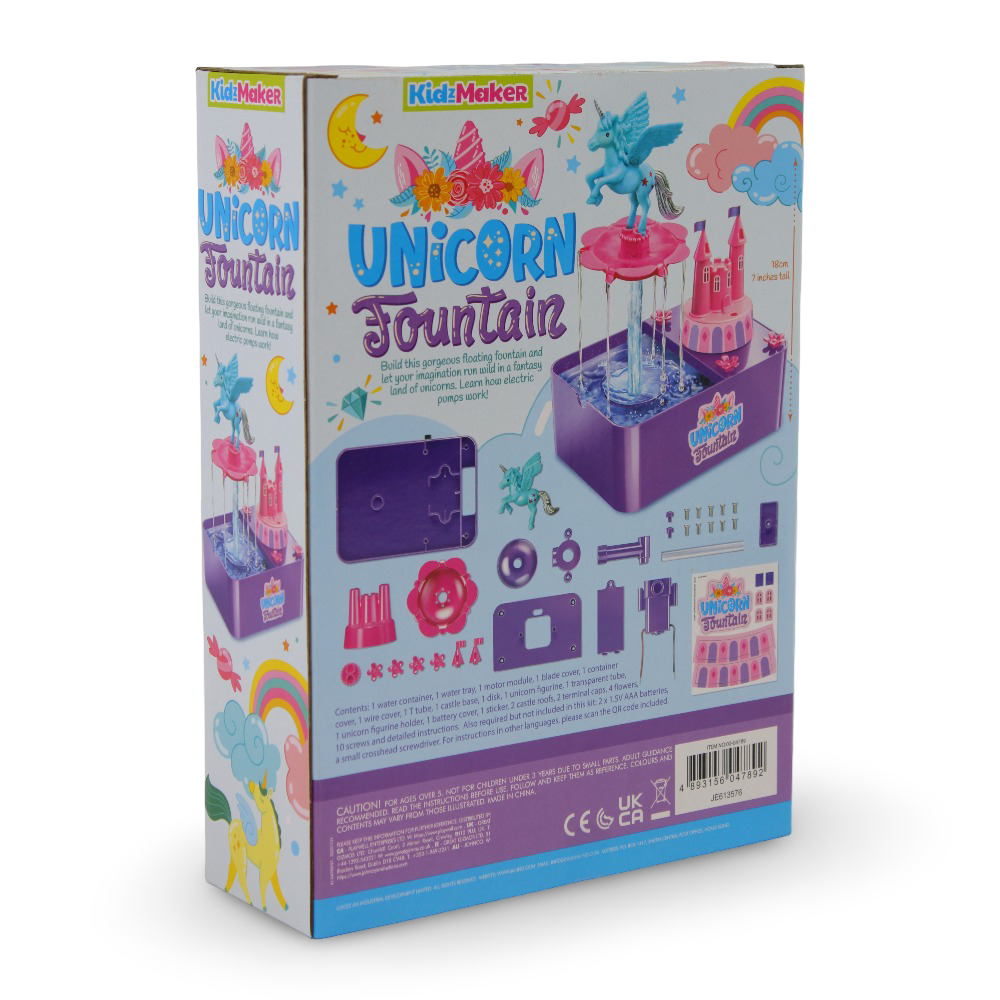 4M KidzMaker Unicorn Fountain Craft Kit