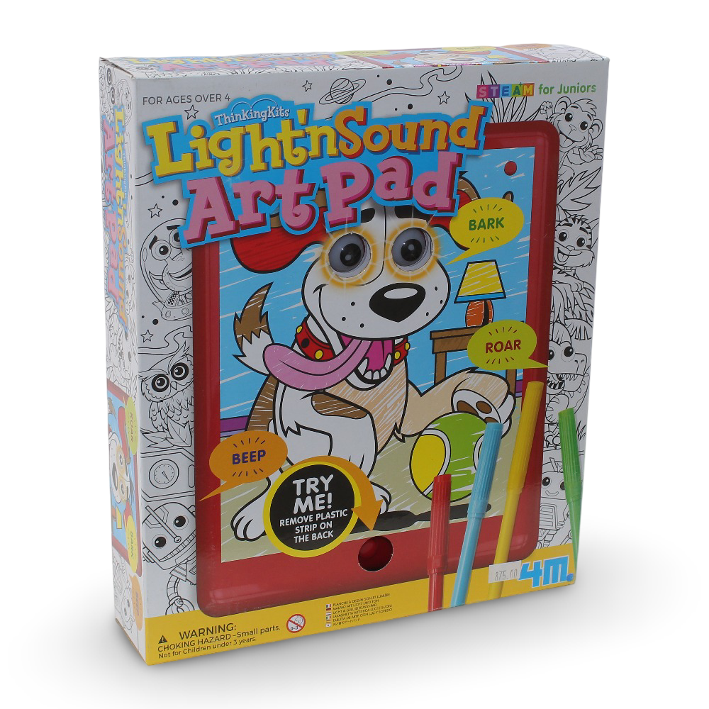 4M Light & Sound Animal Art Pad Creative Activity Toy