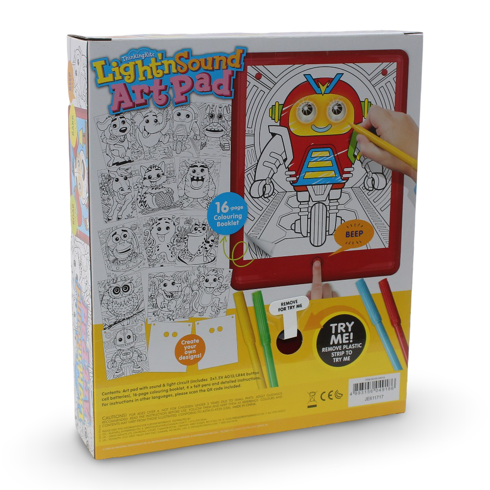 4M Light & Sound Animal Art Pad Creative Activity Toy