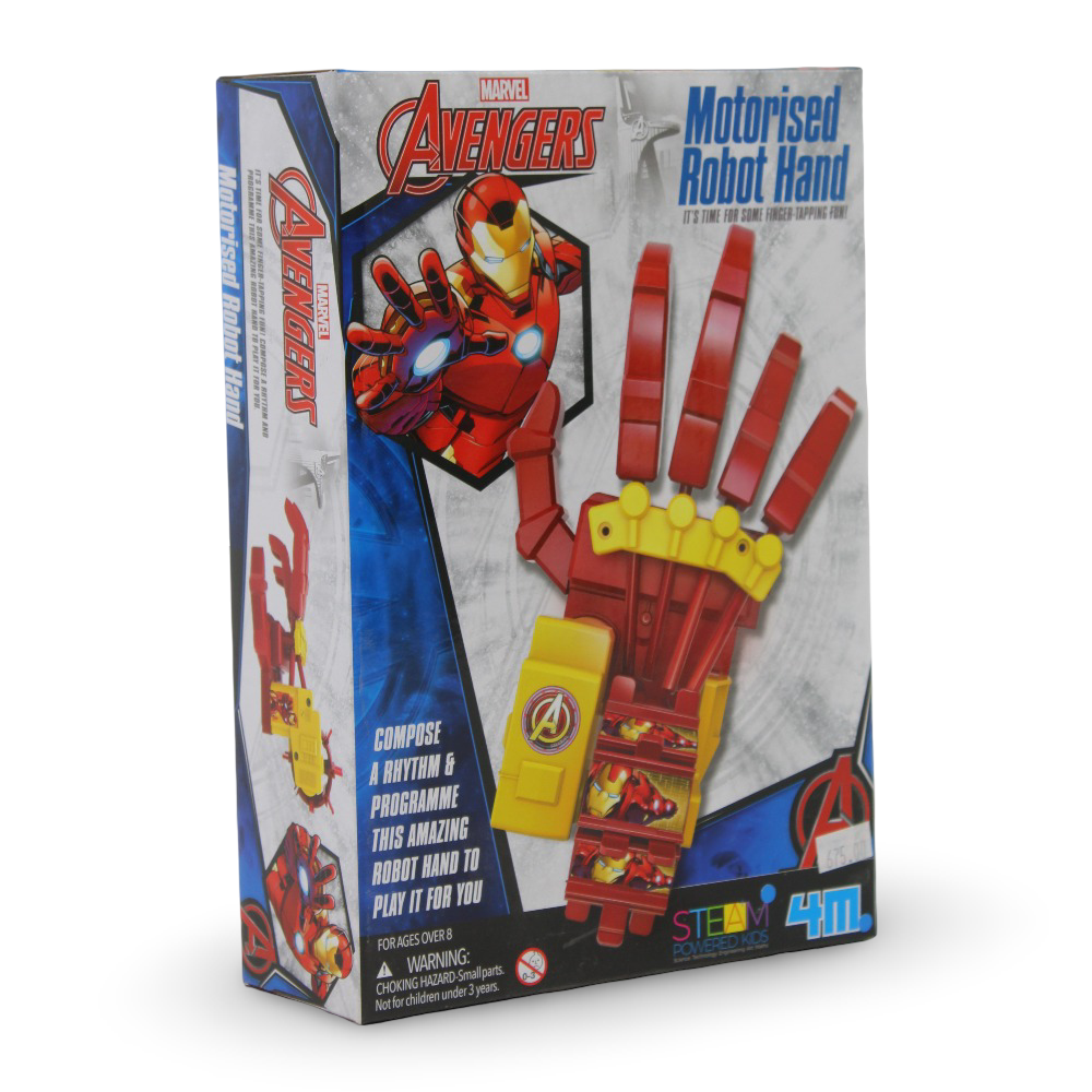 4M Marvel Avengers Motorised Robot Hand Kit - Toys