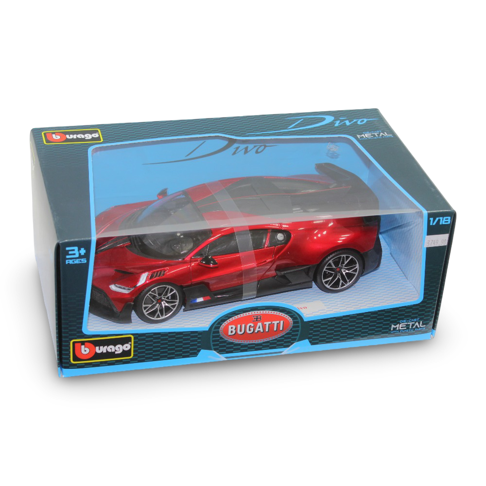 Bburago Bugatti Divo Die-Cast Car – 1:18 Scale - Toys