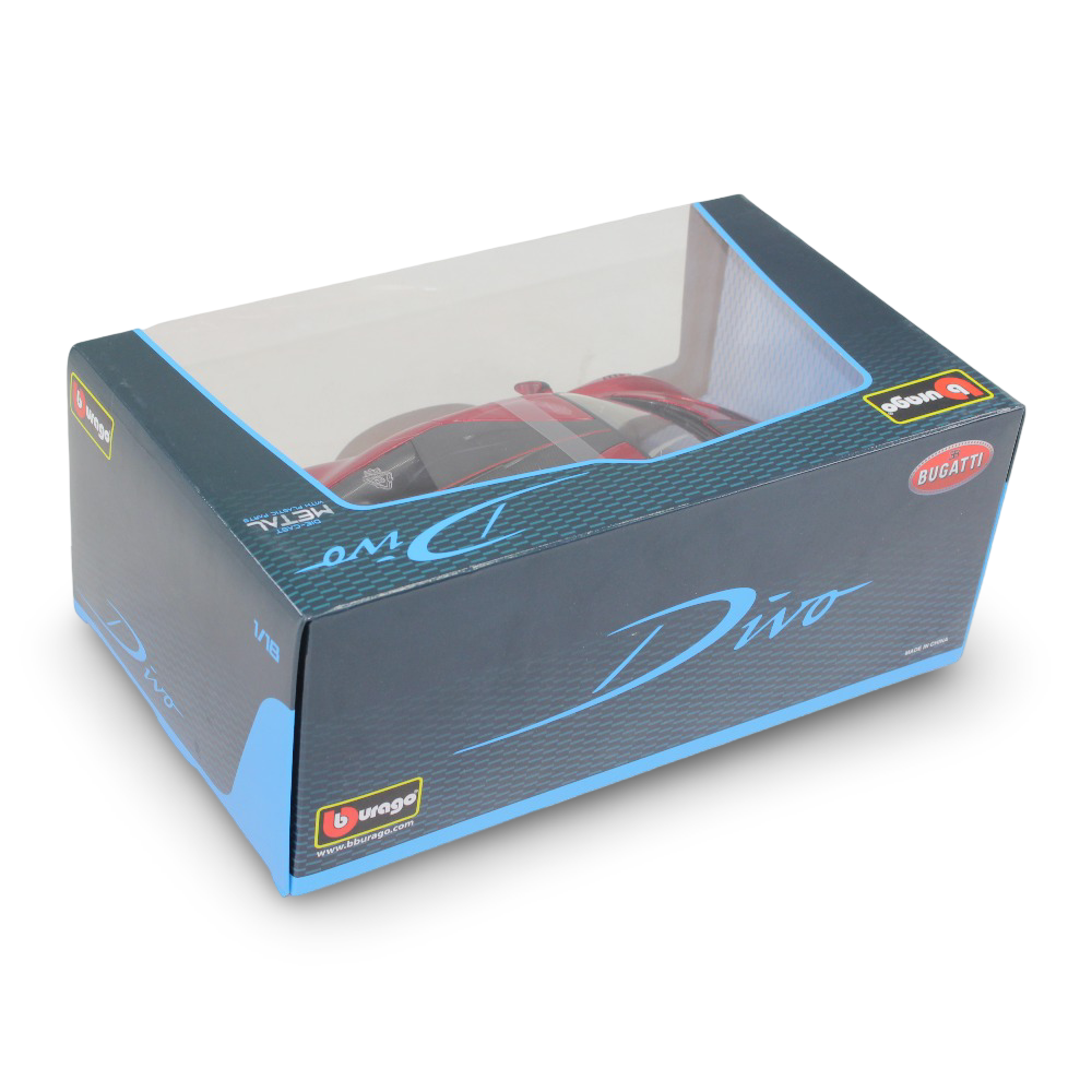 Bburago Bugatti Divo Die-Cast Car – 1:18 Scale