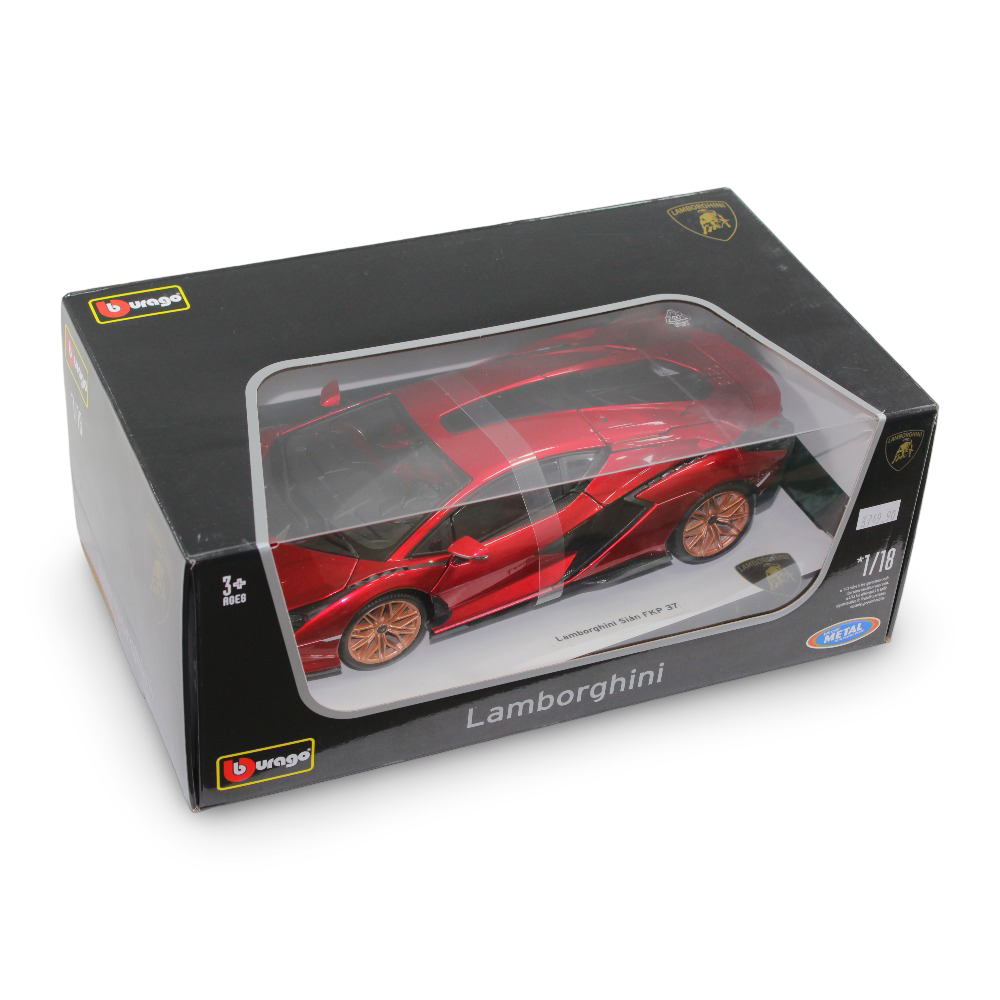 Bburago Lamborghini Sián FKP 37 Die-Cast Car – 1:18 Scale - Toys
