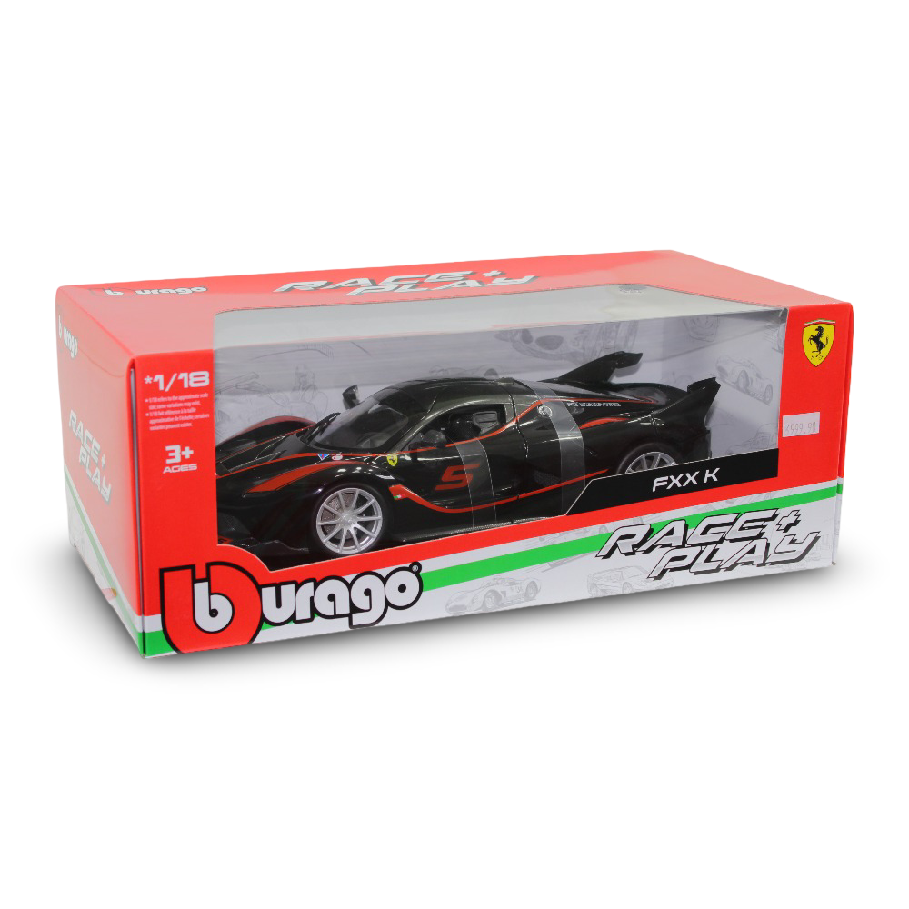 Bburago Ferrari R&P FXX K Die-Cast Car – 1:18 Scale