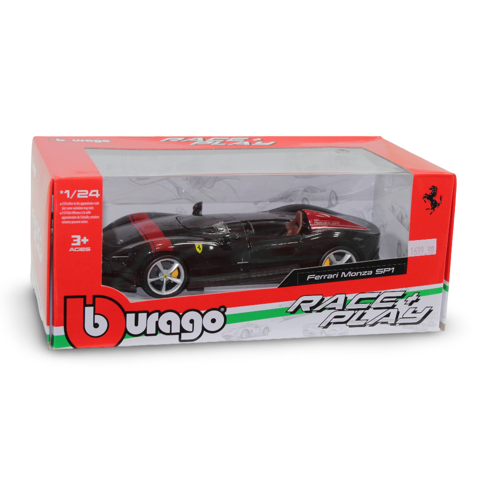 Bburago Ferrari R&P Monza SP1 Die-Cast Car – 1:24 Scale - Toys