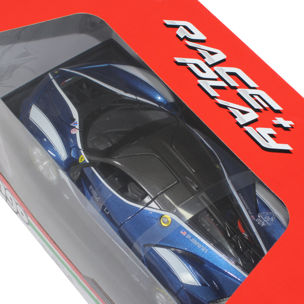 Bburago Ferrari R&P FXX-K EVO Die-Cast Car – 1:18 Scale
