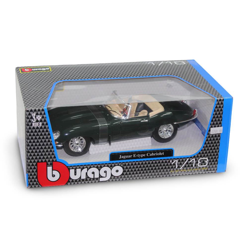 Bburago 1:18 Scale 1961 Jaguar E-Type Cabriolet