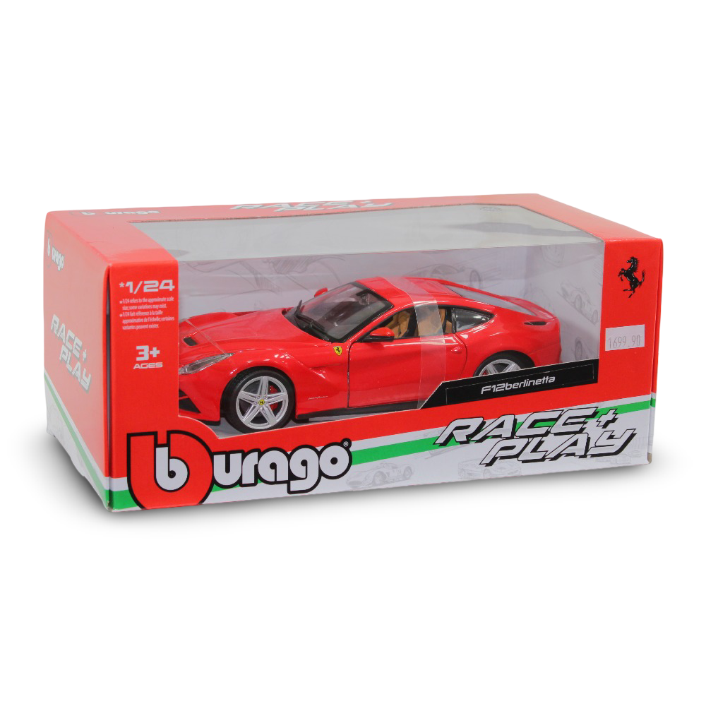 Bburago 1:24 Scale Ferrari R&P F12 Berlinetta (Without Plastic Stand)