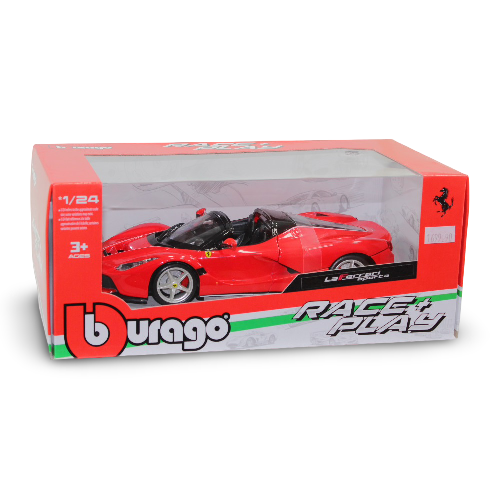 Bburago 1:24 Scale Ferrari R&P LaFerrari Aperta (Without Plastic Stand)