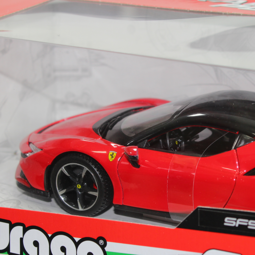 Bburago 1:24 Scale Ferrari R&P SF90 Stradale (Without Plastic Stand)