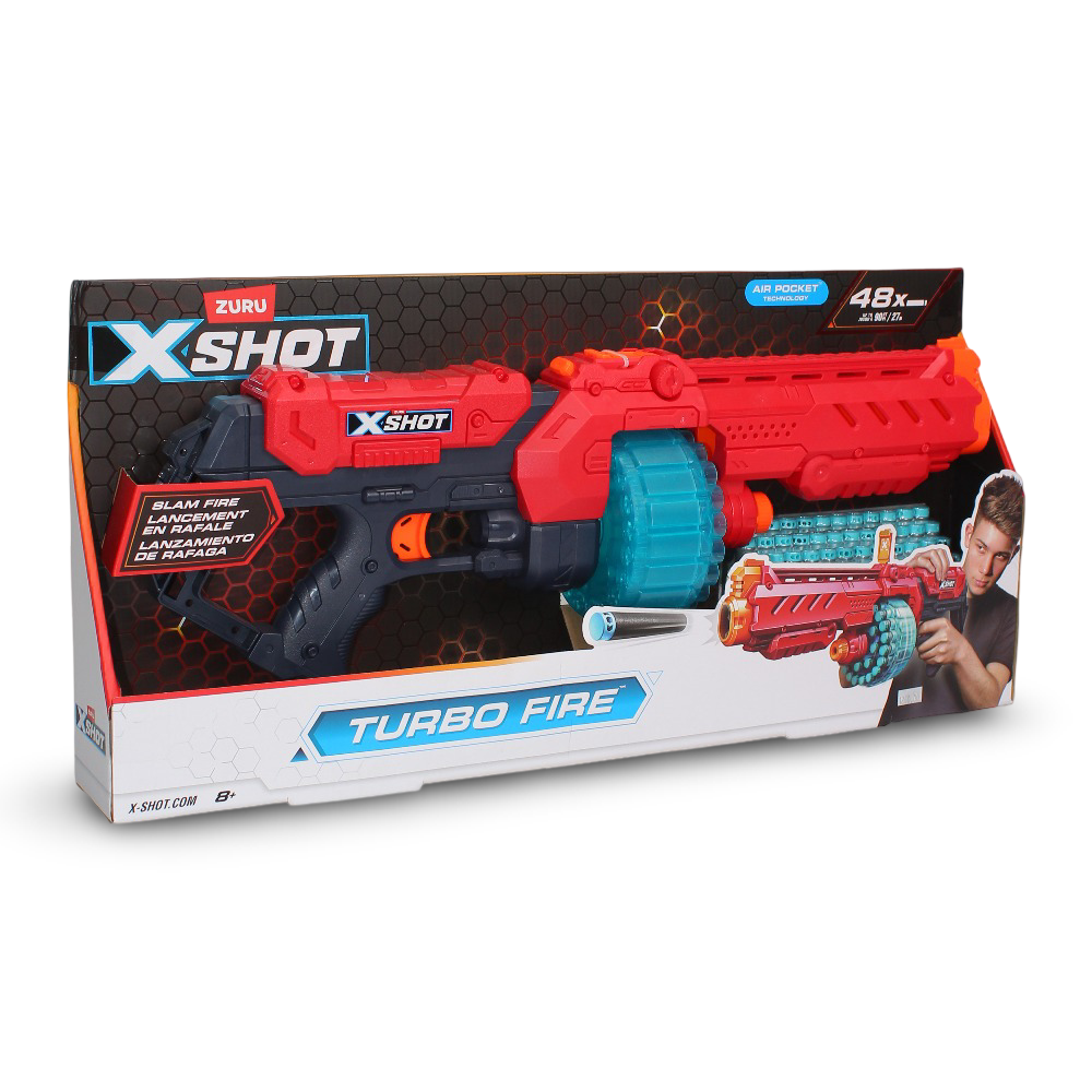Zuru X-Shot Excel Turbo Fire Gun - 48 Darts - Toys