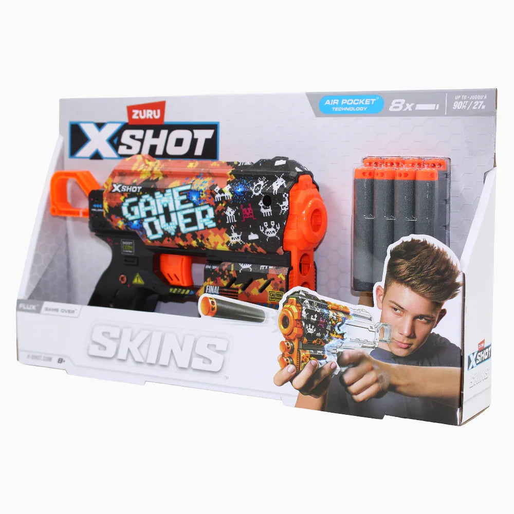 X-Shot Skins Flux Blaster – Game Over